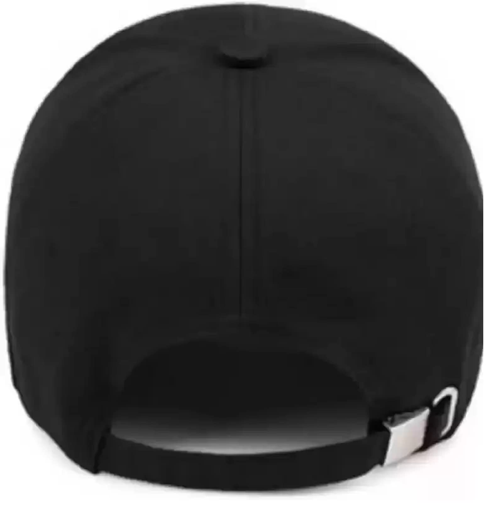 SELLORIA Brand Soft Cotton Adjustable Unisex Cap for Men and Women Freesize Baseball Caps (Pack of 2) (Gray,Black)