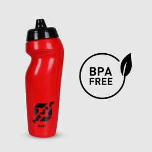 Nivia Radar Sippers Bottle for Sports Cycling, Gym & Running Bottle for Training, Exercise, & Fitness, with Portable, Light Weight, & Leakproof With Quick-Grip, 625ml (Red, Polyethylene, Pack of 1)