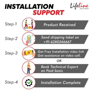 Lifeline Fitness Multi Home Gym Multiple Muscle Workout Exercise Machine Chest Biceps Shoulder Back Triceps Legs for Men at Home, 72kg Weight Stack,Made in India, HG-002 Free Installation Assistance