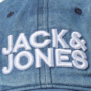 JACK & JONES Men Cap(258378512_Blue Denim_ONE)