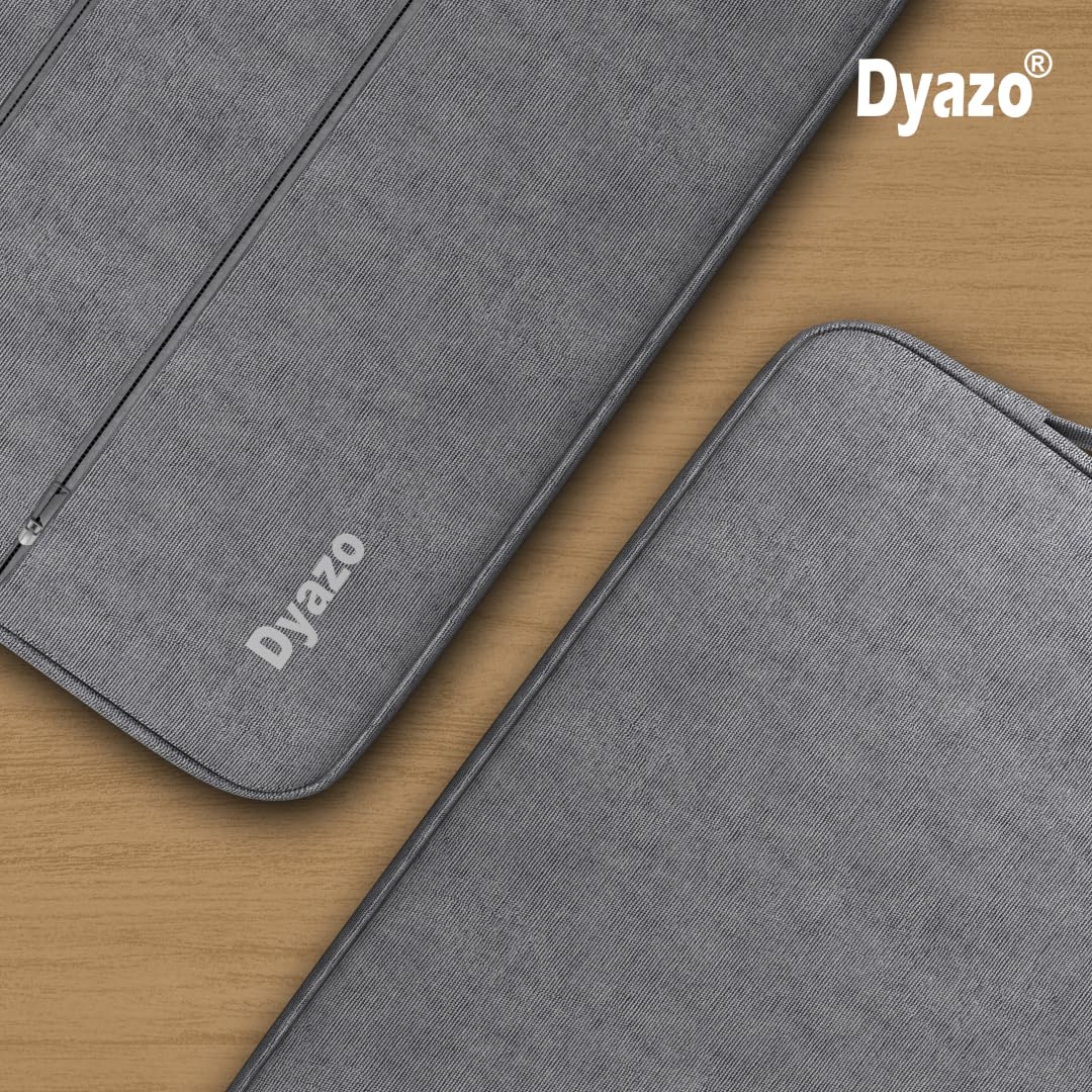 Dyazo 13.3 inch Laptop Bag Sleeve Sleeve Bag Cover for 13 inch Apple Mac Book Air Pro Retina 13 13.3 inch MacBook 13.3 inch and all other laptops & Notebooks with front packet and handle (Grey)