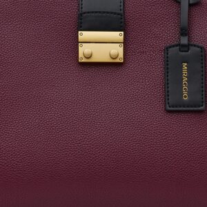 Miraggio Dune Satchel Bag for Women Wine